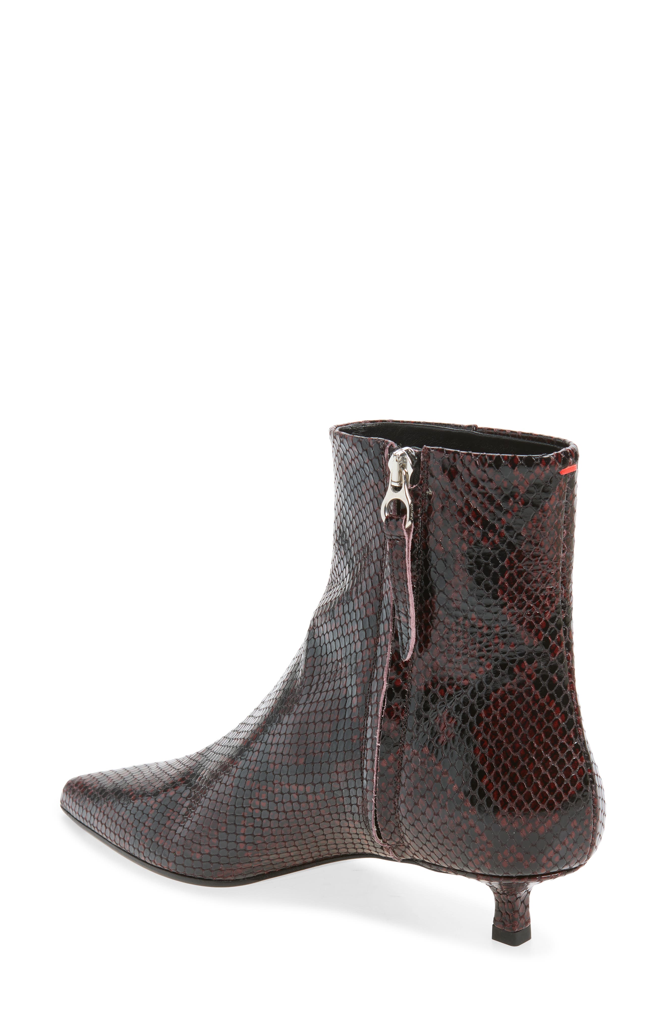 Sofie Pointed Toe Bootie, Alternate, color, PORT