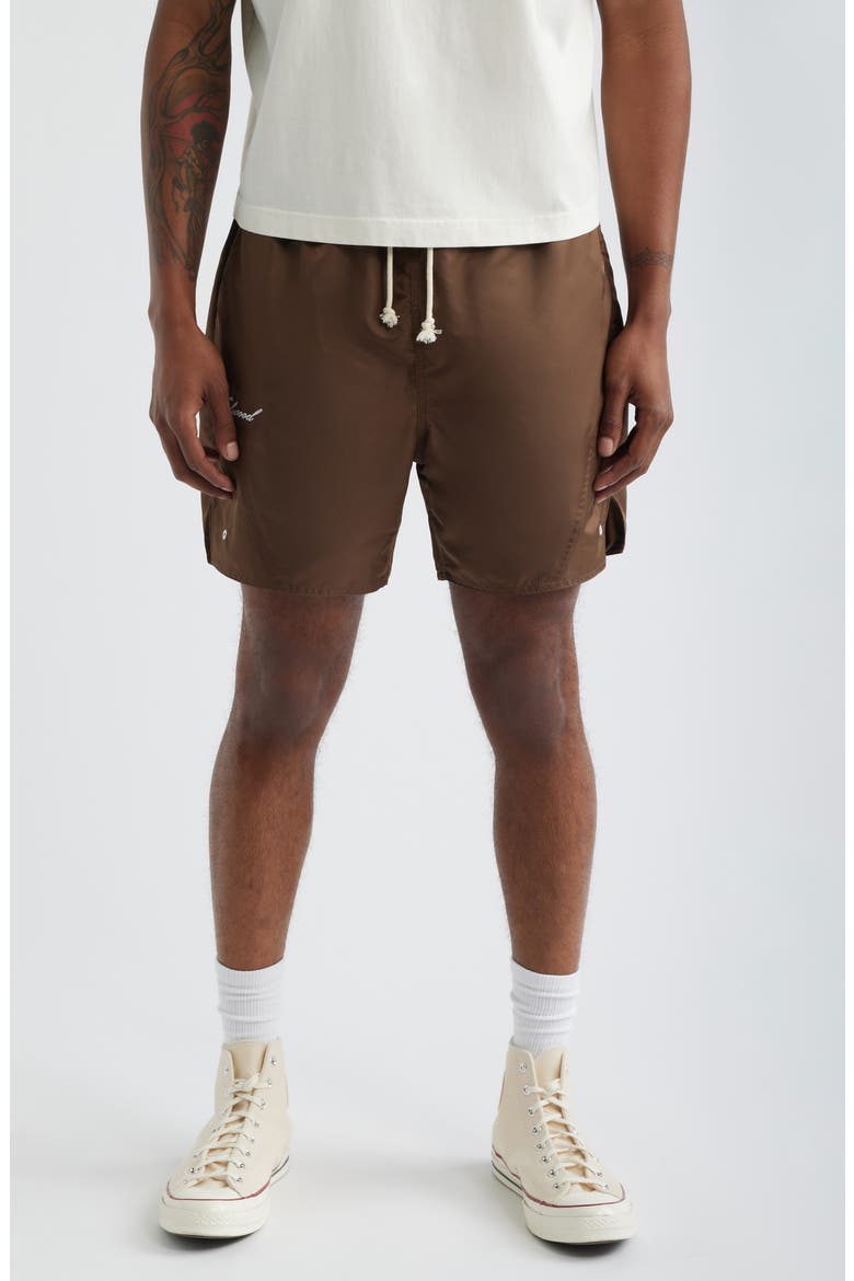 Olympic Embroidered Logo Nylon Shorts (Men) | Nordstrom