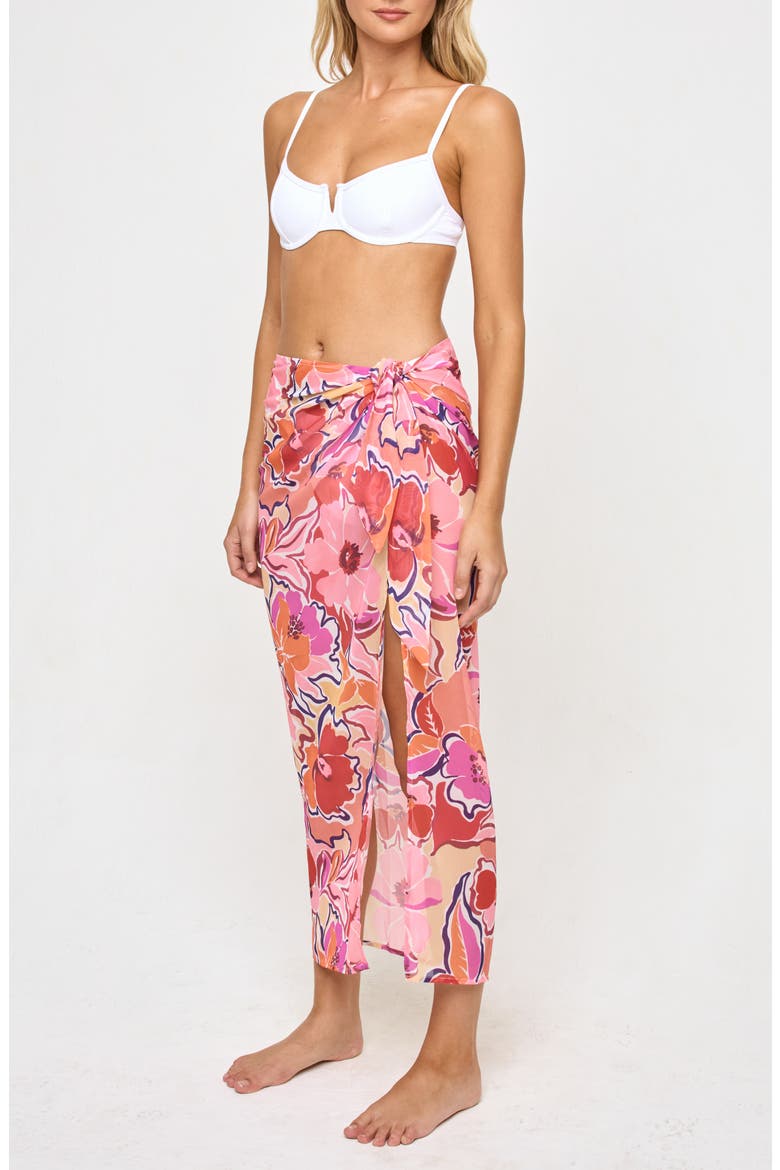 Portela Cover-Up Sarong, Alternate, color, LOST IN THE BLOOMS