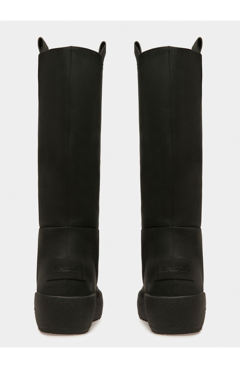 Bally Jackson Leather Snow Boots, Alternate, color, Black