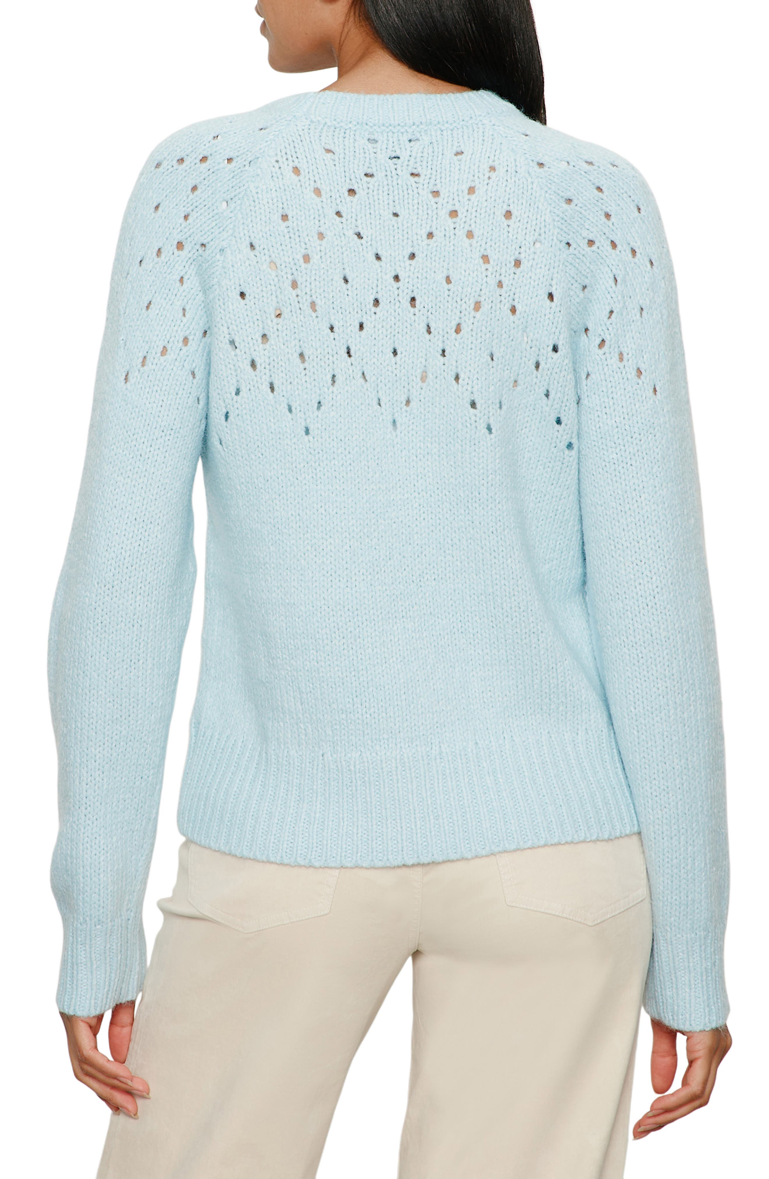 Femme Openwork Sweater - image 2