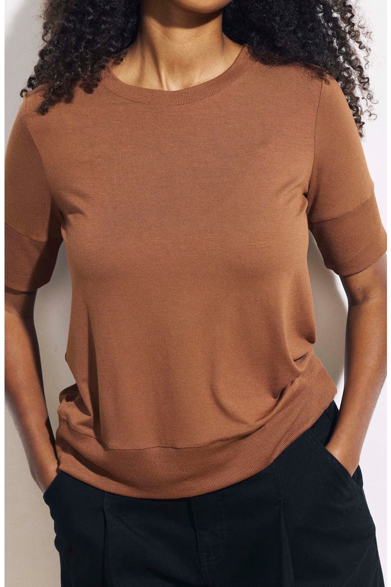 Aimee Knit Top, Alternate, color, PONY