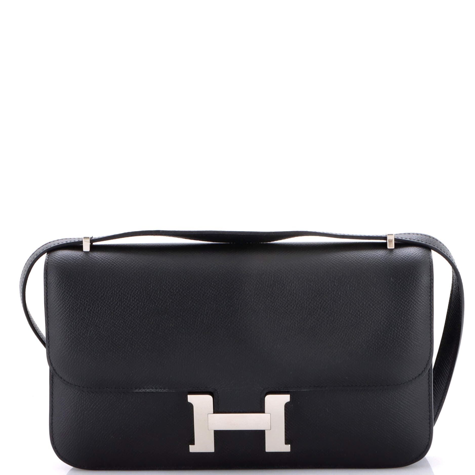 Pre-Owned Hermes Constance Elan Bag Epsom 25, Main, color, Noir