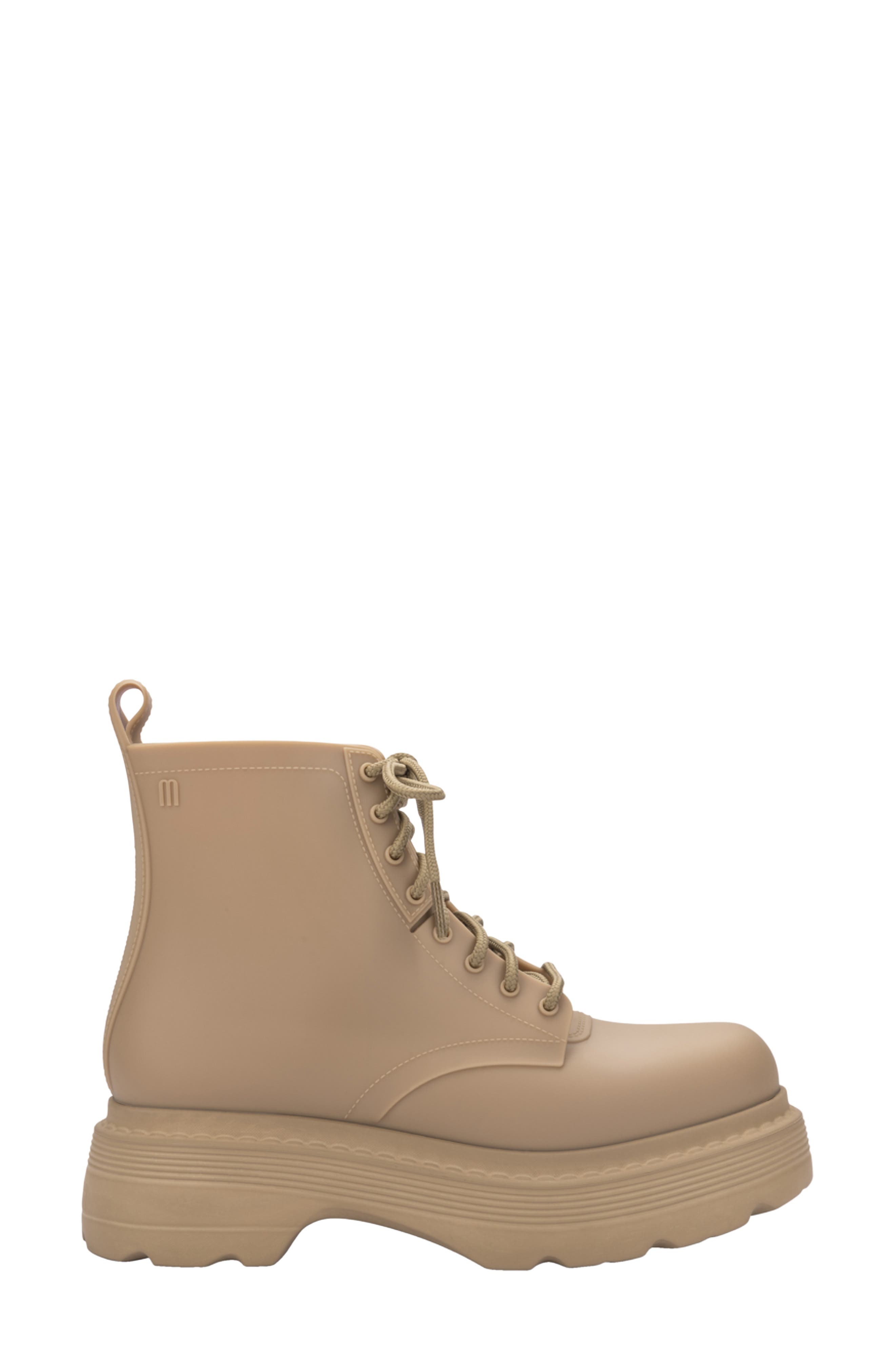 Coturno Soft Platform Boot, Alternate, color, MATT BEIGE