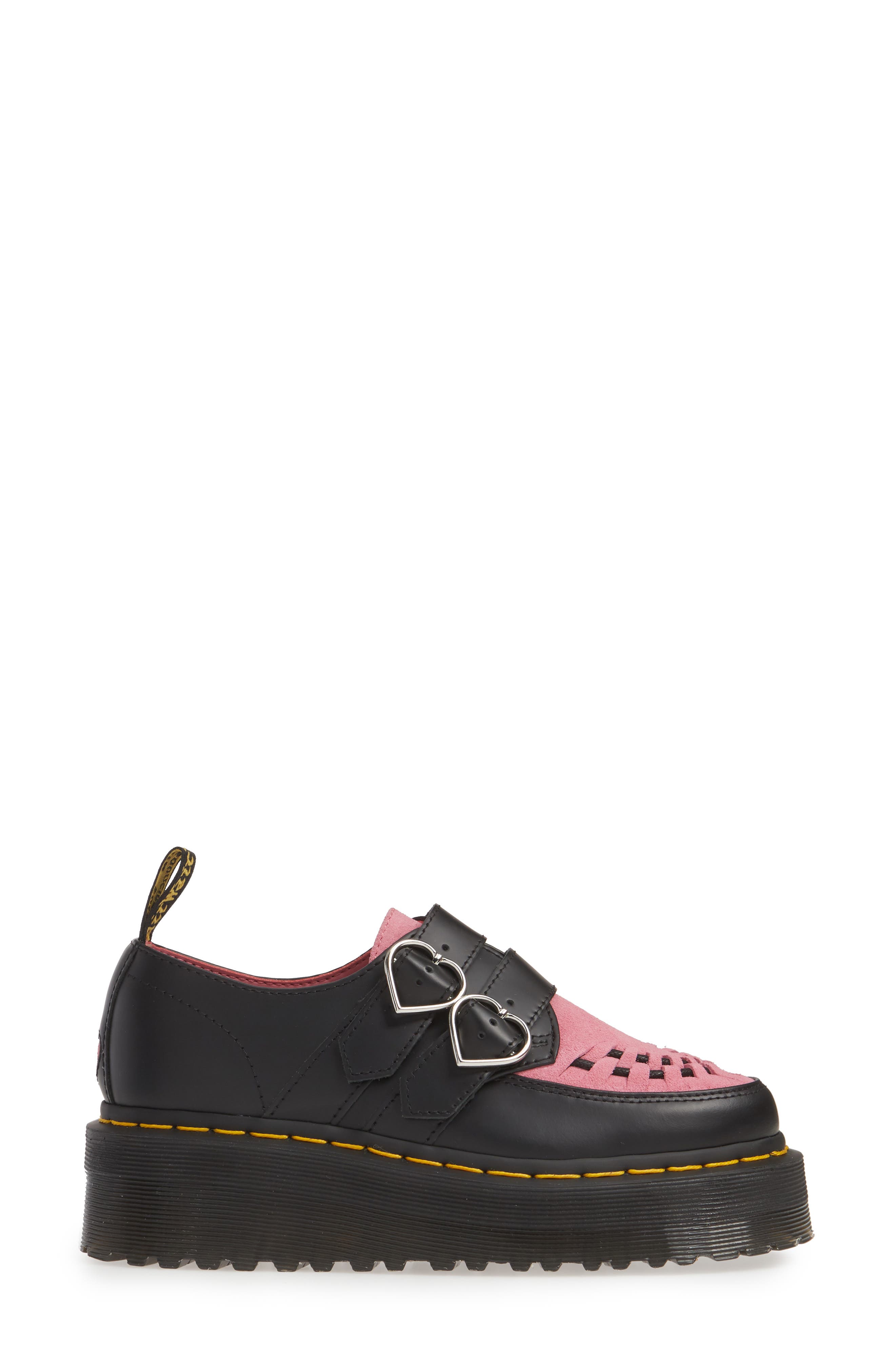 Dr. Martens x Lazy Oaf Buckle Platform Loafer, Alternate, color, 