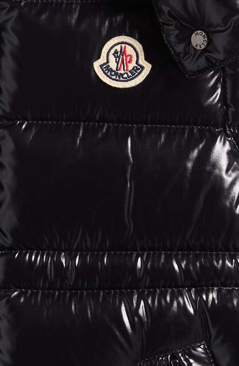 Moncler Kids' Ania Down Hooded Puffer Vest, Alternate, color, Black