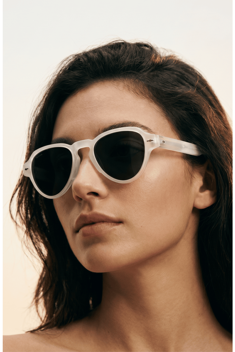 Soul 51mm Pilot Acetate Sunglasses, Alternate, color, White