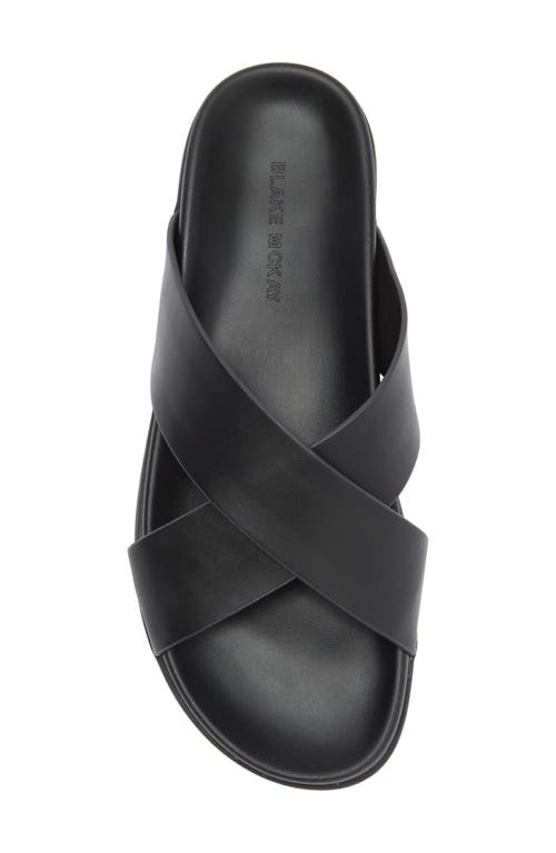 Blake Mckay Jake Cross Strap Leather Sandal
