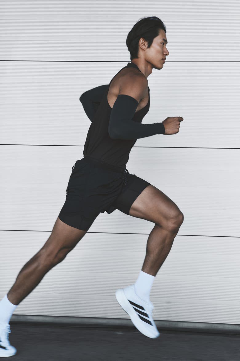 Lightweight 2-In-1 Running Shorts With Drymove, Alternate, color, Black