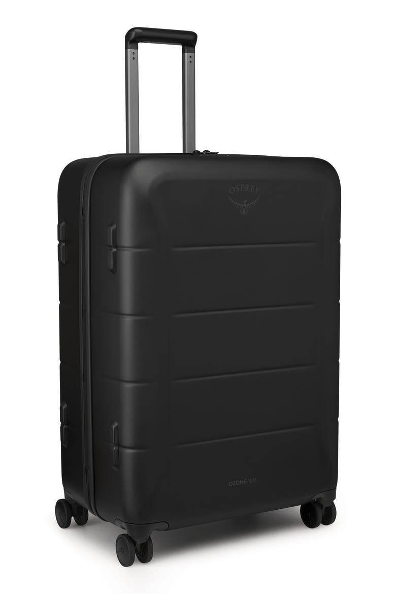 Ozone 30-Inch Hardside Spinner Suitcase, Alternate, color, BLACK