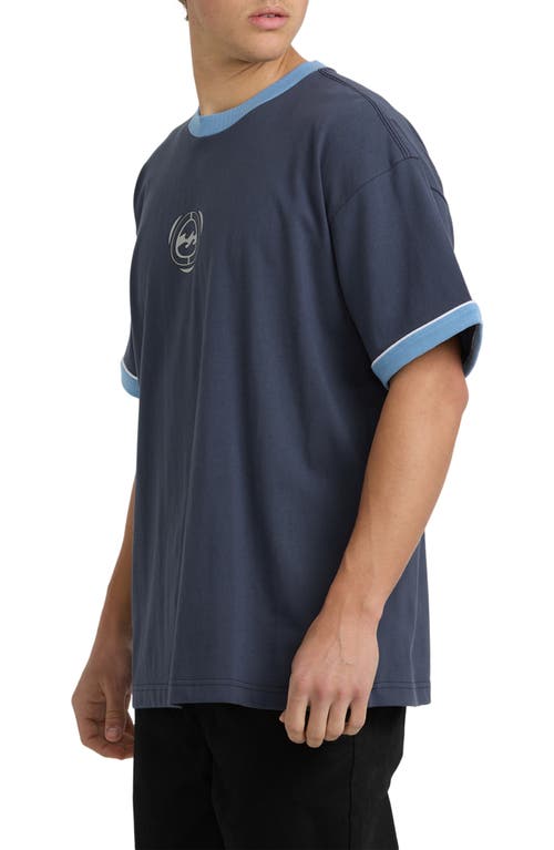 Billabong Spec Ringer Graphic T-shirt In Blue