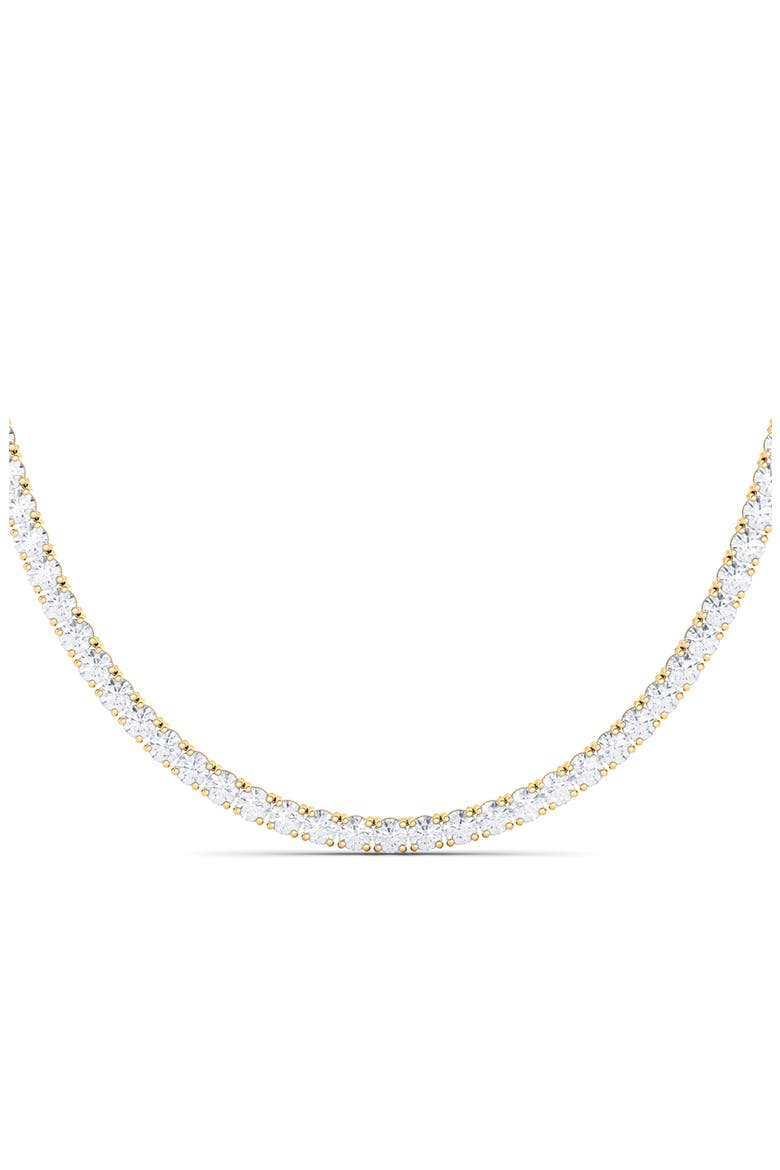 Lab Created Diamond Tennis Necklace, Alternate, color, 18K YELLOW GOLD