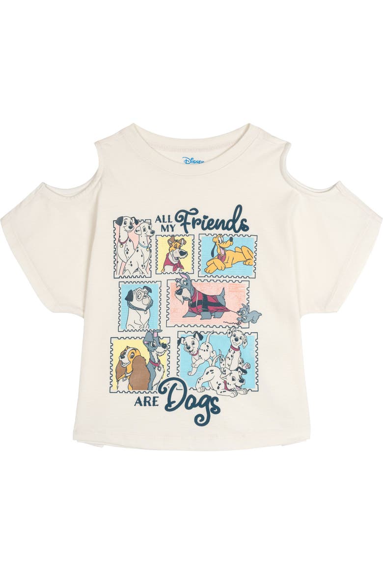 2-Piece T-Shirt and Shorts Set, Alternate, color, Disney Dogs Beige