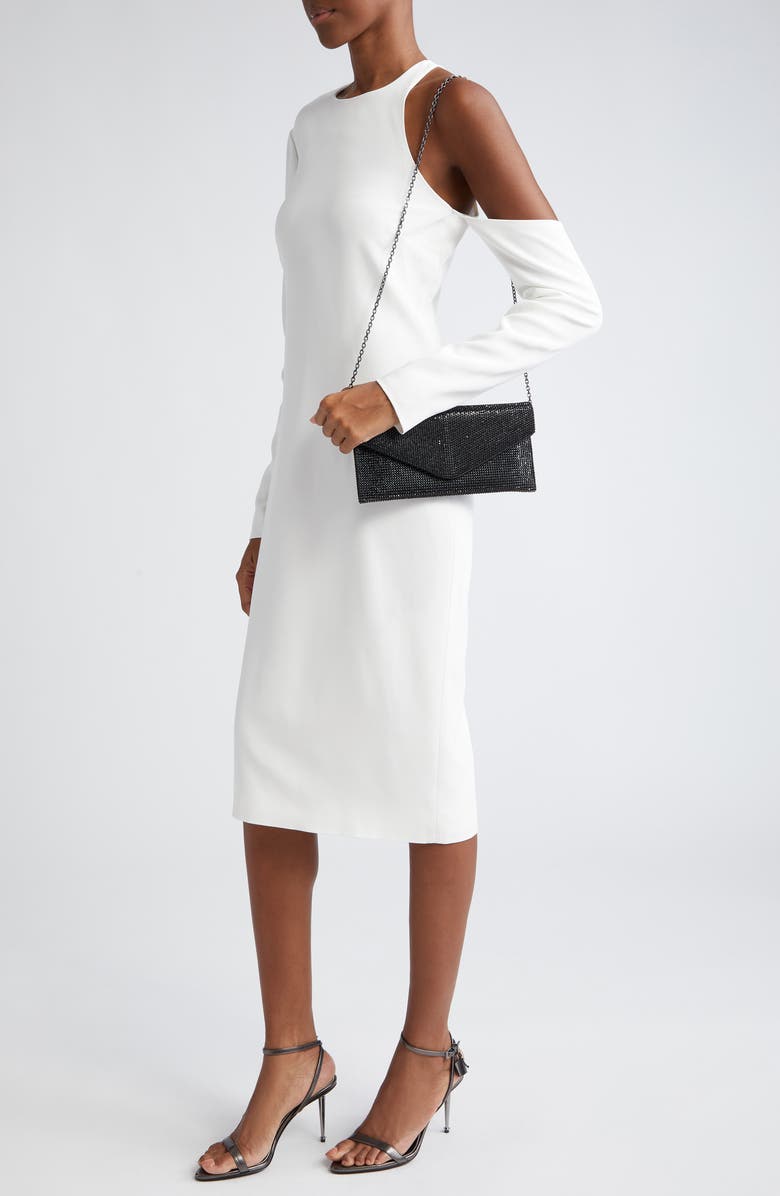 JUDITH LEIBER COUTURE Beaded Envelope Clutch, Alternate, color,