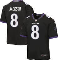 Nike Youth Nike Lamar Jackson Black Baltimore Ravens Alternate Game Jersey