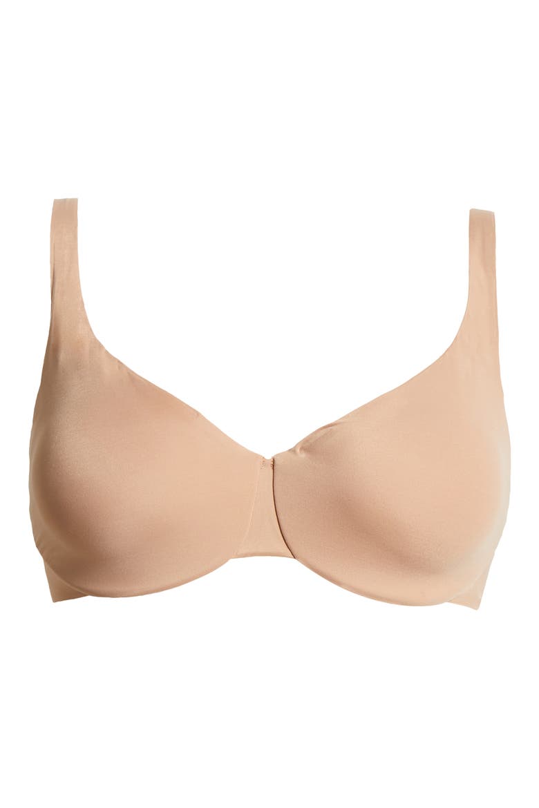 Unlined Full Coverage Bra, Alternate, color, SIENNA