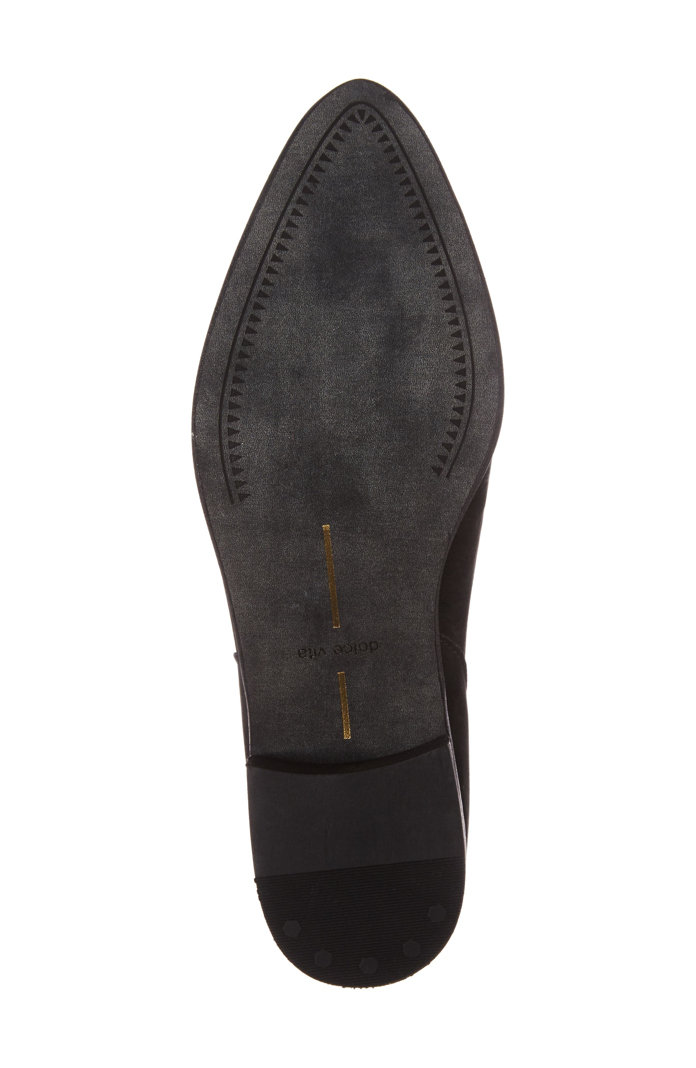 Cassius Block Heel Bootie, Alternate, color, BLACK NUBUCK LEATHER