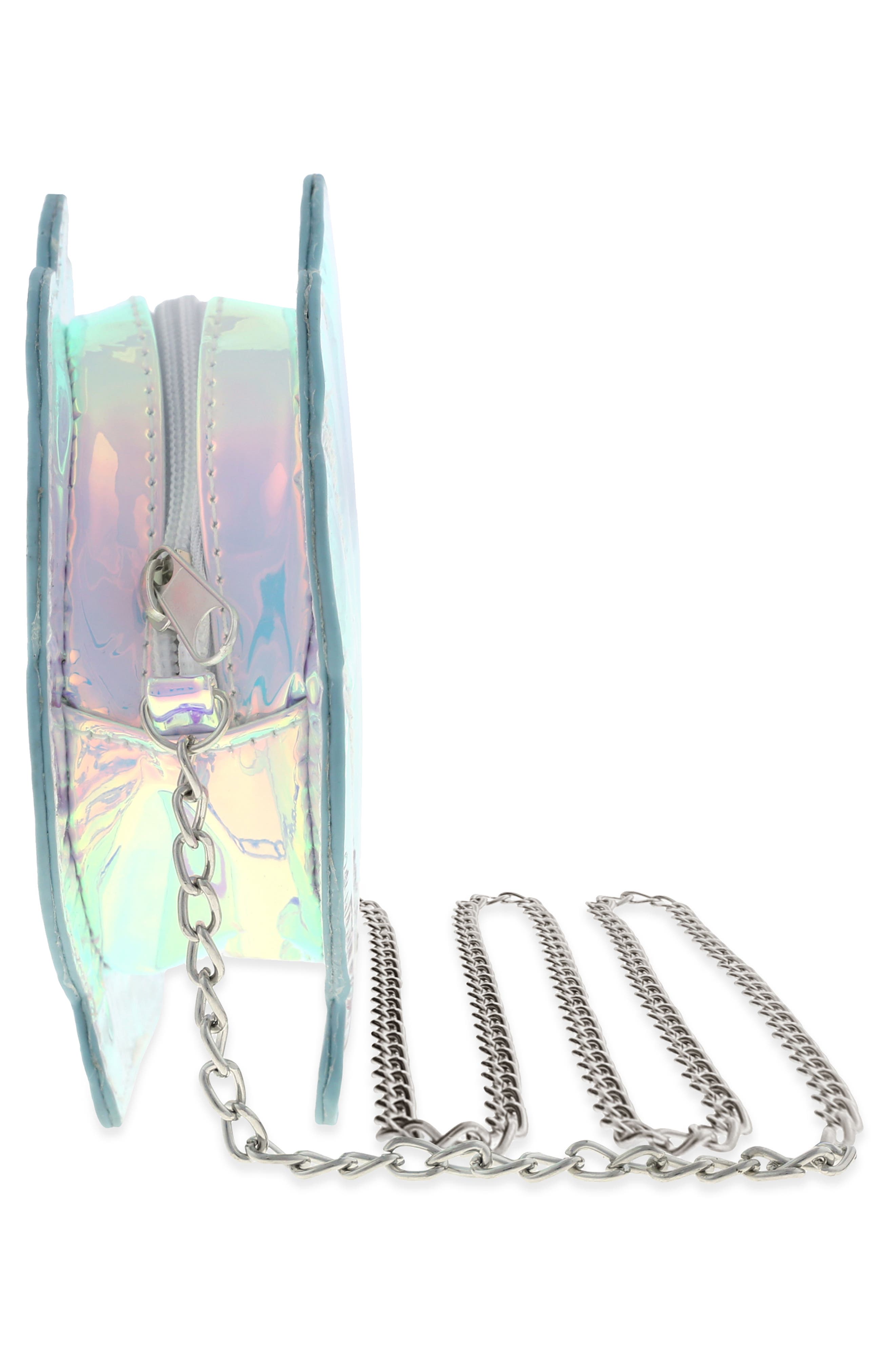 Capelli New York Iridescent Seashell Shoulder Bag, Alternate, color, 