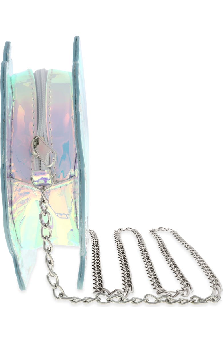 Capelli New York Iridescent Seashell Shoulder Bag, Alternate, color,