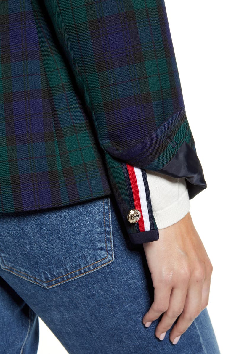 Tommy Hilfiger Black Watch Tartan Blazer, Alternate, color, 