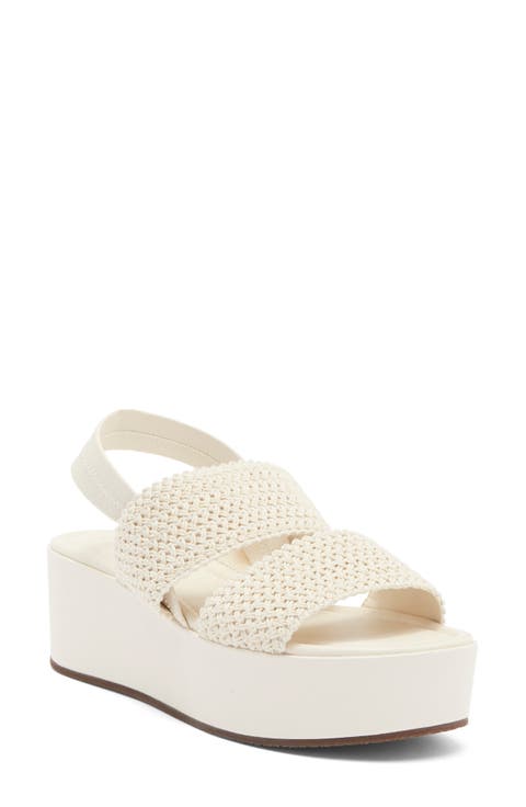 Cassie Platform Wedge Slingback Sandal (Women)