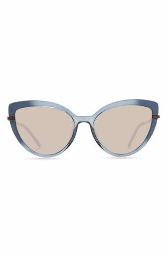 Eco Aubrey 55mm Polarized Cat Eye Sunglasses