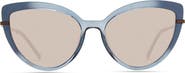 Eco Aubrey 55mm Polarized Cat Eye Sunglasses