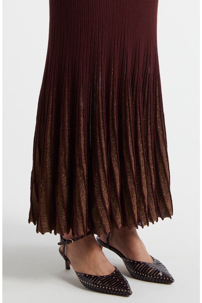 Mila Long Sleeve Sweater Dress, Alternate, color, AMARANTHUS