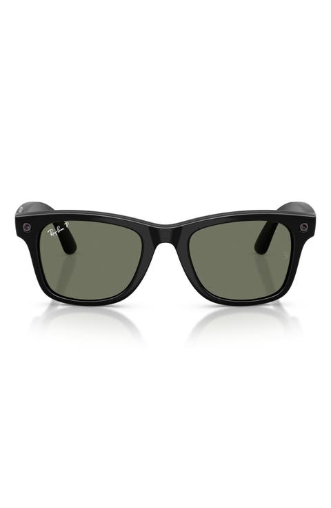 Meta Gen 3 Wayfarer 50mm Polarized Sunglasses