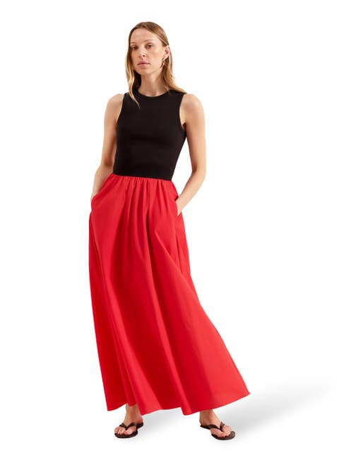 Cotton Poplin Skirt