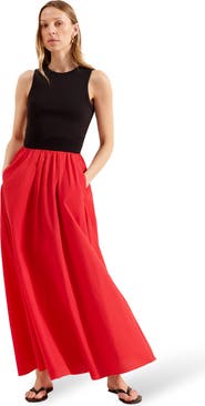 Ro&Zo Cotton Poplin Skirt