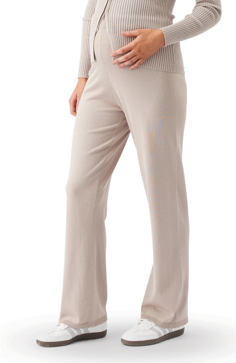 Ripe Maternity Ryan Knit Pant, Alternate, color, Stone