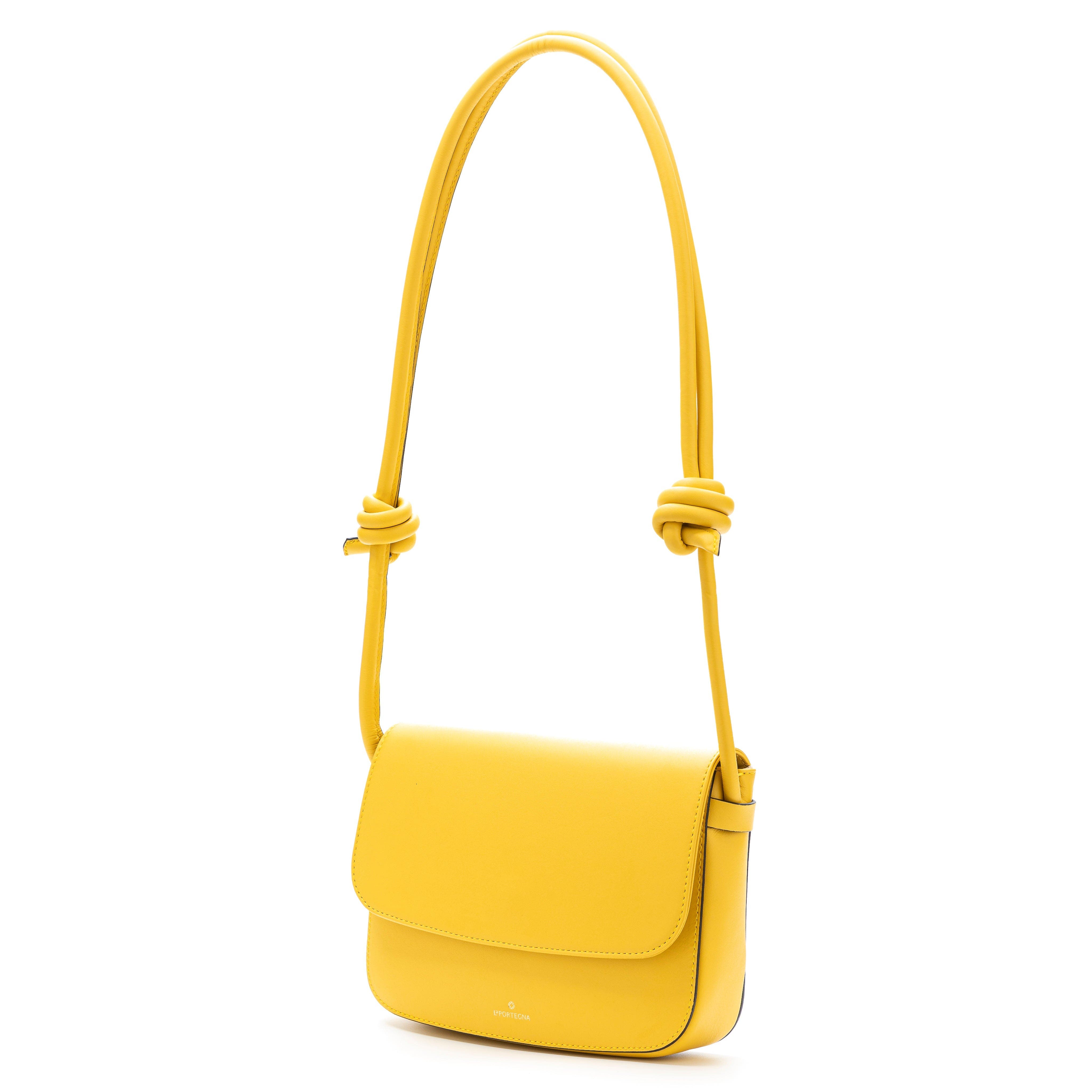 Lucia Shoulder Bag With Sliding Knots, Alternate, color, Yellow