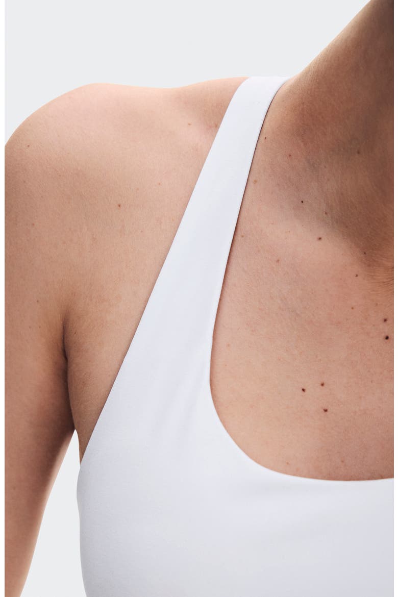 Studio Racerback Sports Bra, Alternate, color, WHITE