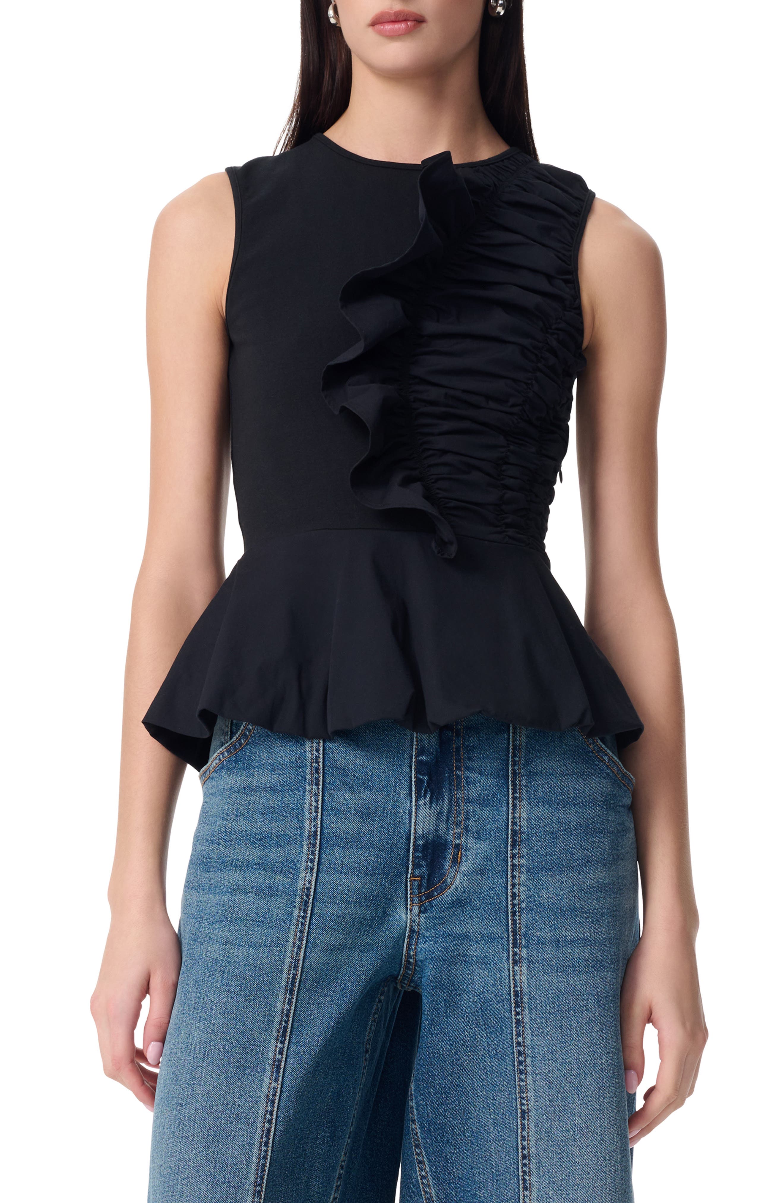Robert Rodriguez Rosa Bubble Peplum Top