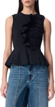 Robert Rodriguez Rosa Bubble Peplum Top
