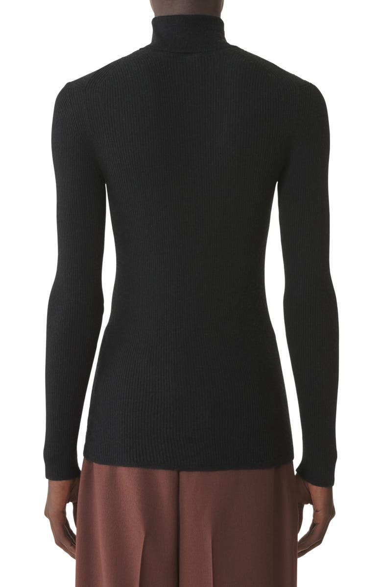 Lanvin Turtleneck Sweater In Merino Wool And Silk, Alternate, color,