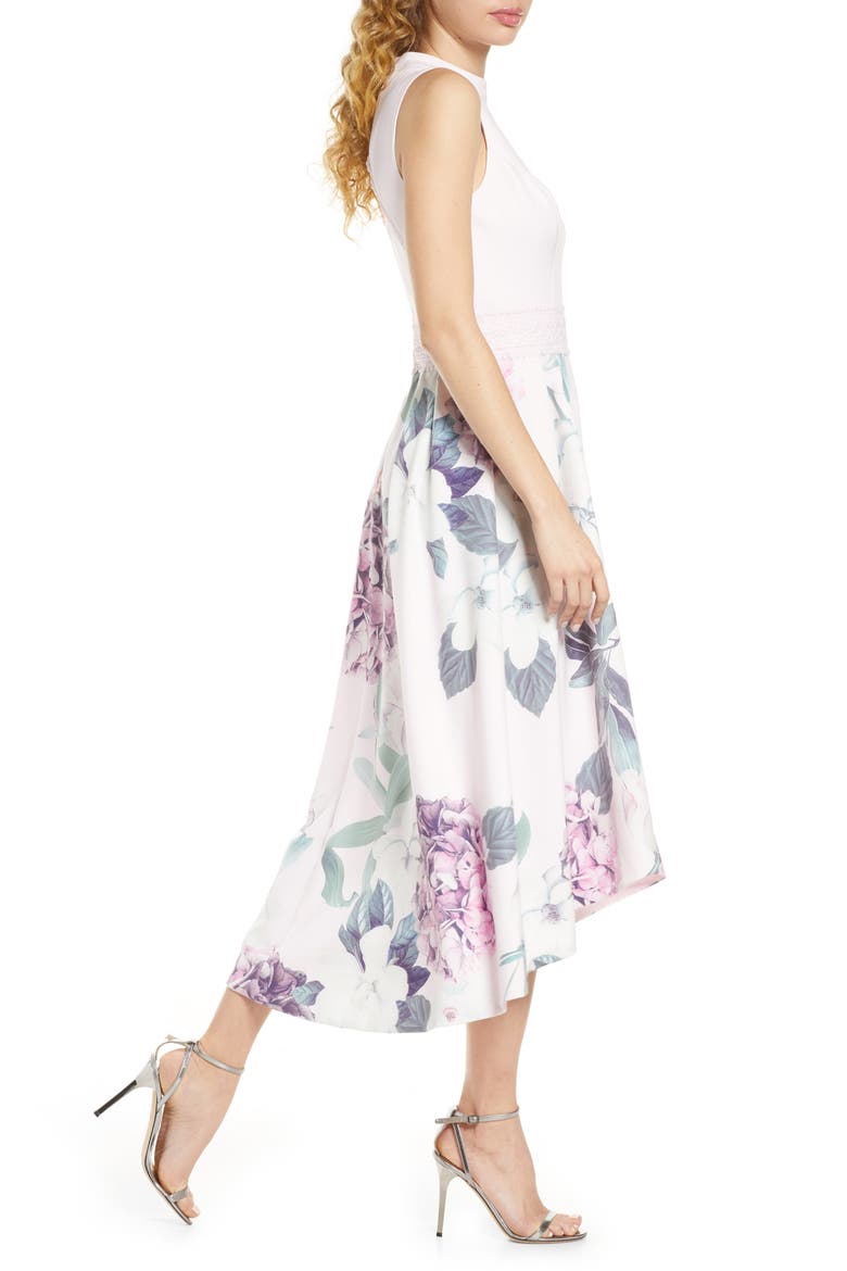 Zoeigh High/Low Dress, Alternate, color, LILAC