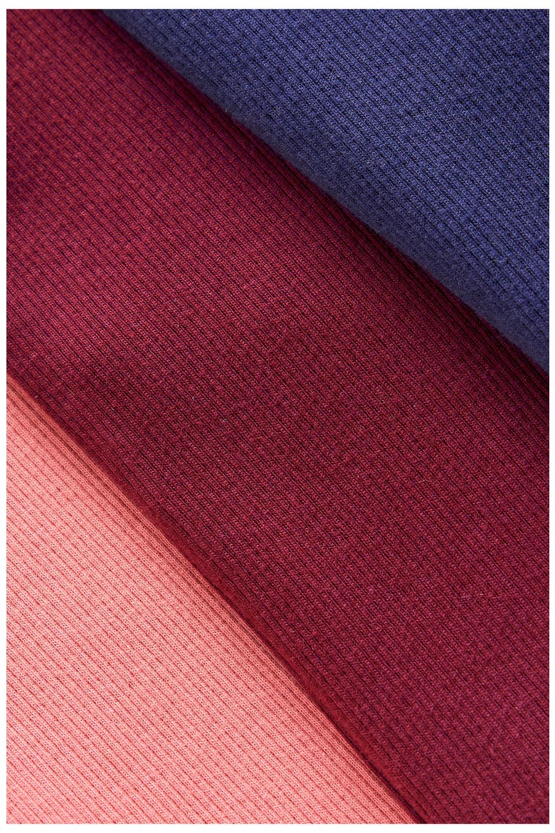 Kids' 3-Pack Ribbed Flared Leggings, Alternate, color, MULTI