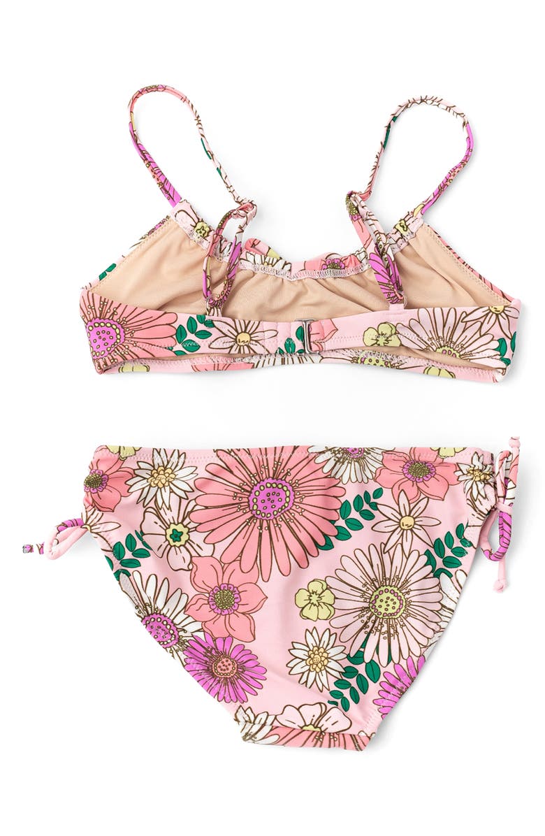 Shade Critters Kids' Retro Blossom Two-Piece Swimsuit, Alternate, color, Pink