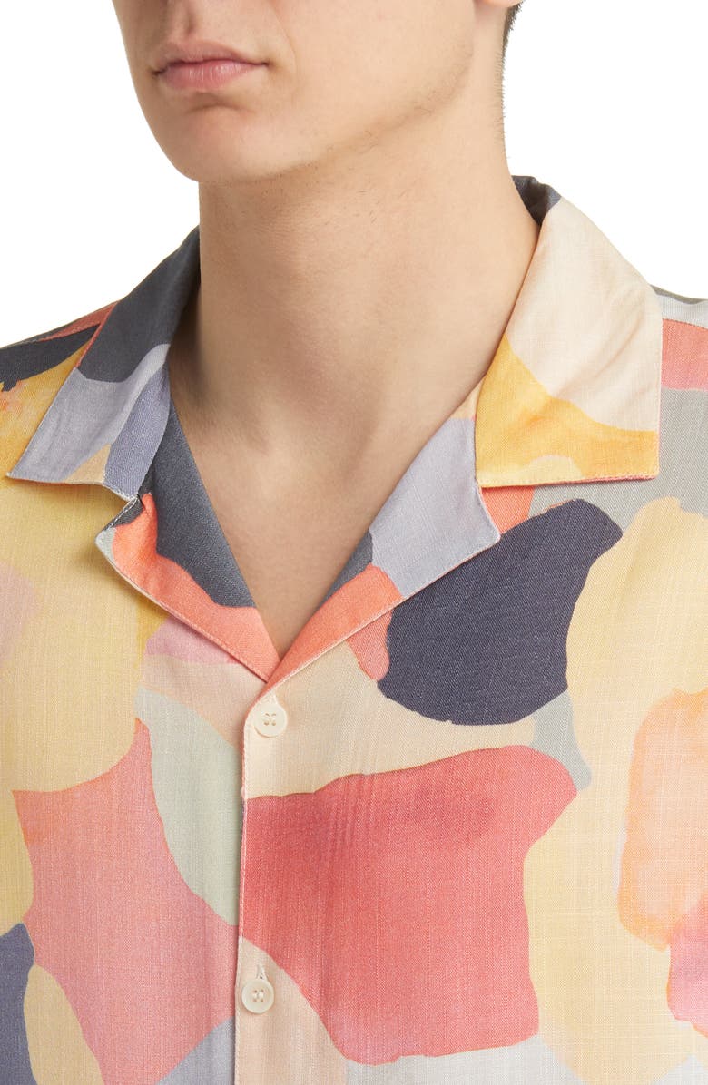 Wax London Didcot Print Bowling Shirt, Alternate, color, 