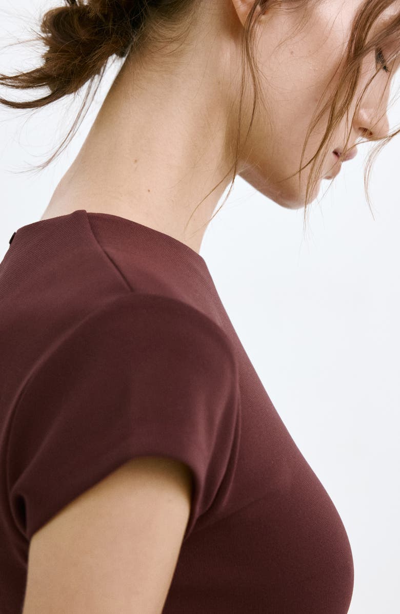 MANGO Asymmetric Midi Dress, Alternate, color,