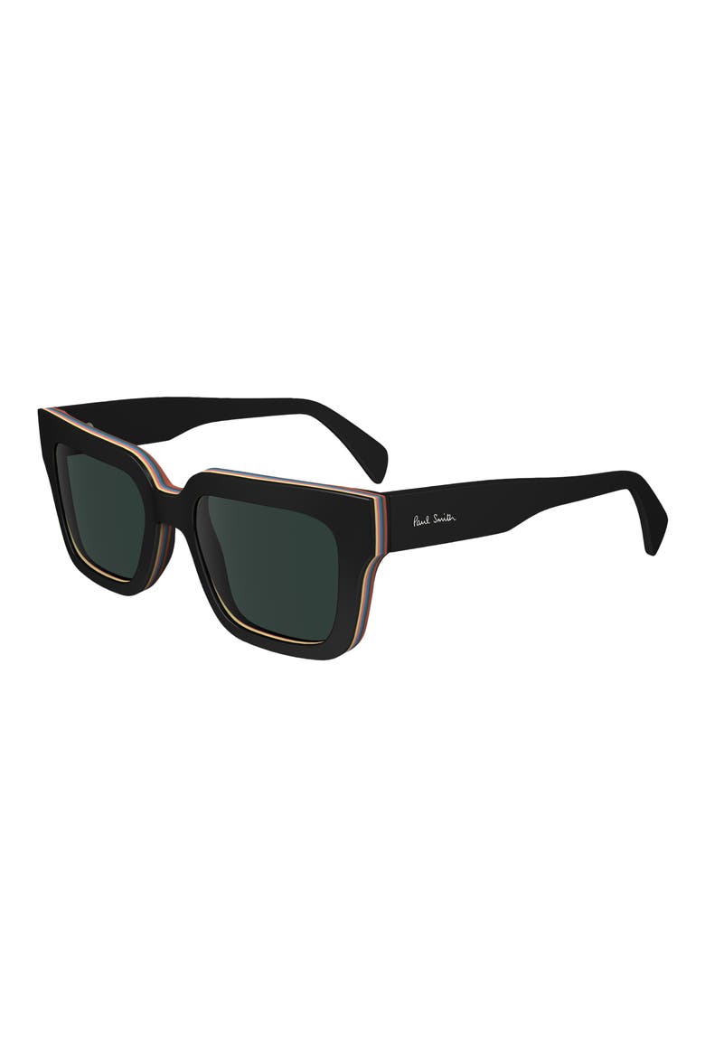 Kenton 52mm Rectangular Sunglasses, Alternate, color, BLACK MULTI-STRIPE