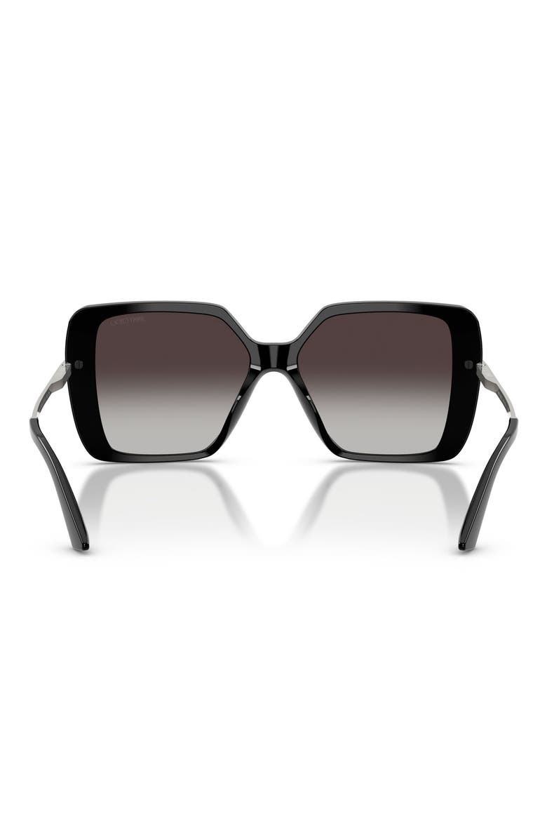 Pati 55mm Square Sunglasses, Alternate, color, BLACK / GRADIENT GRAY