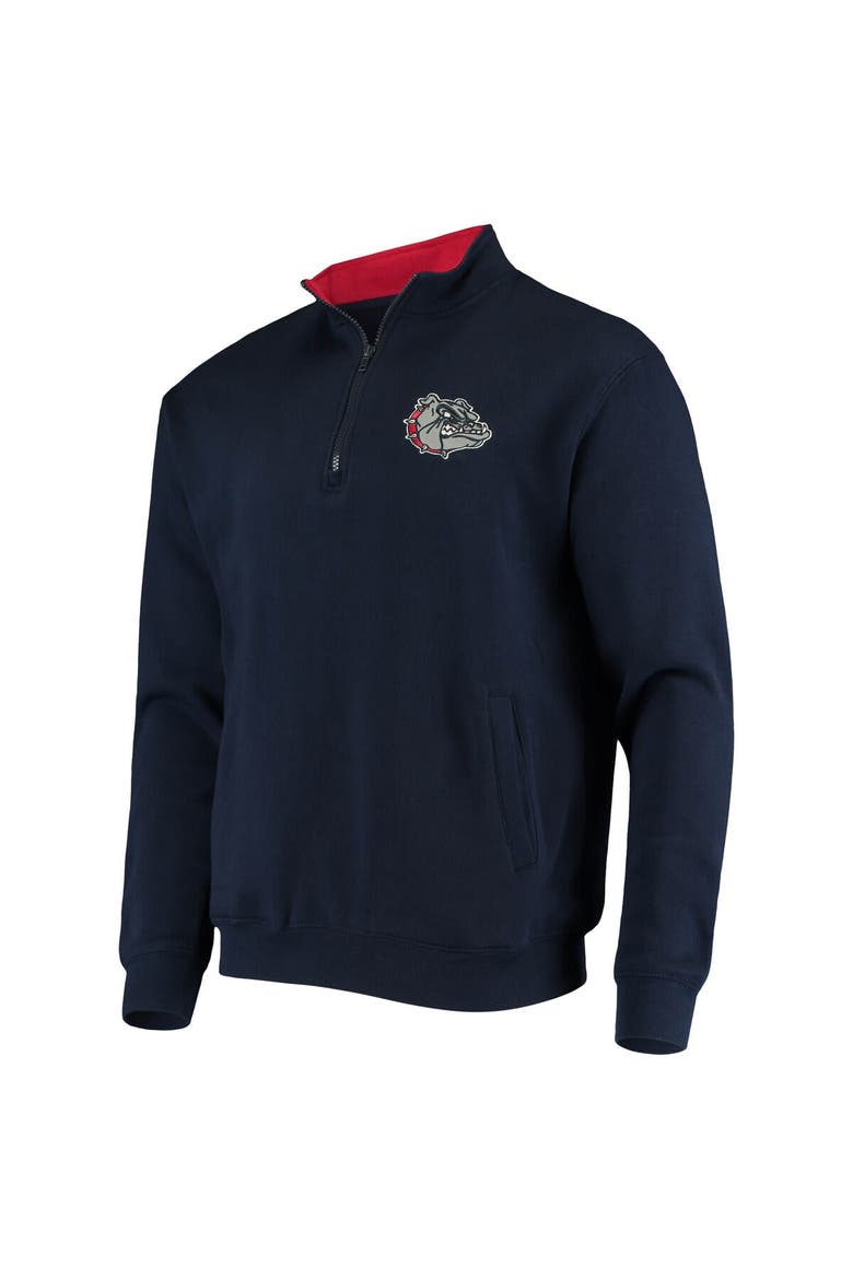 Men's Colosseum Navy Gonzaga Bulldogs Tortugas Logo Quarter-Zip Jacket, Alternate, color, Navy