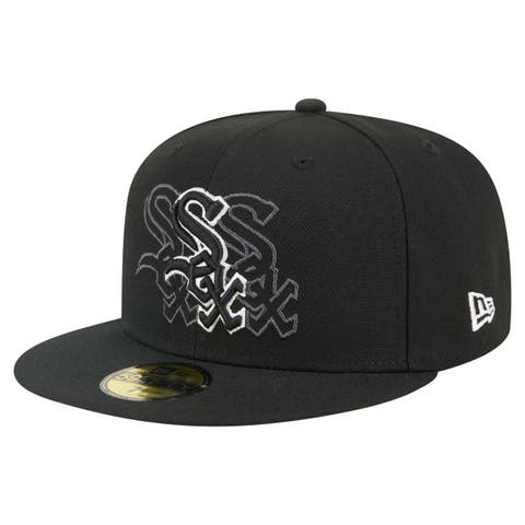 Men's New Era Black Chicago White Sox Tri-Hit 59FIFTY Fitted Hat