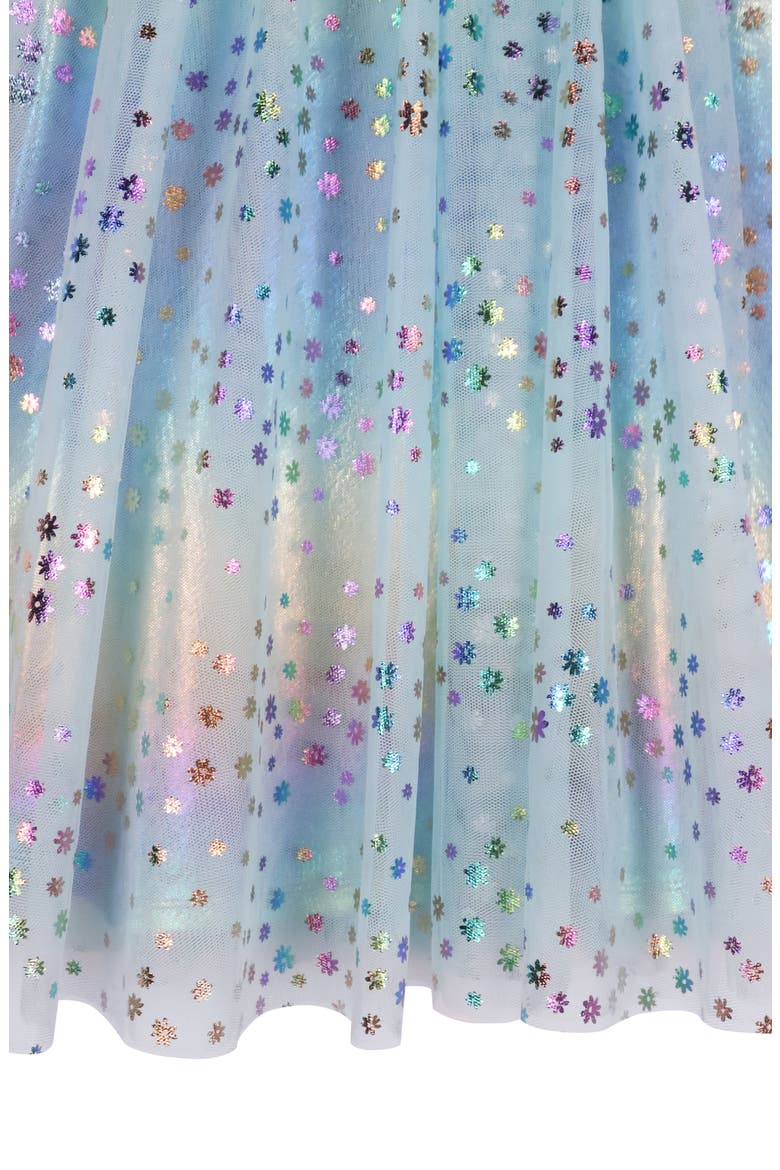 Kids' Float Foil Dress, Alternate, color, AQUA
