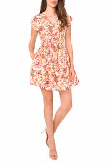 CeCe Cap Sleeve Minidress