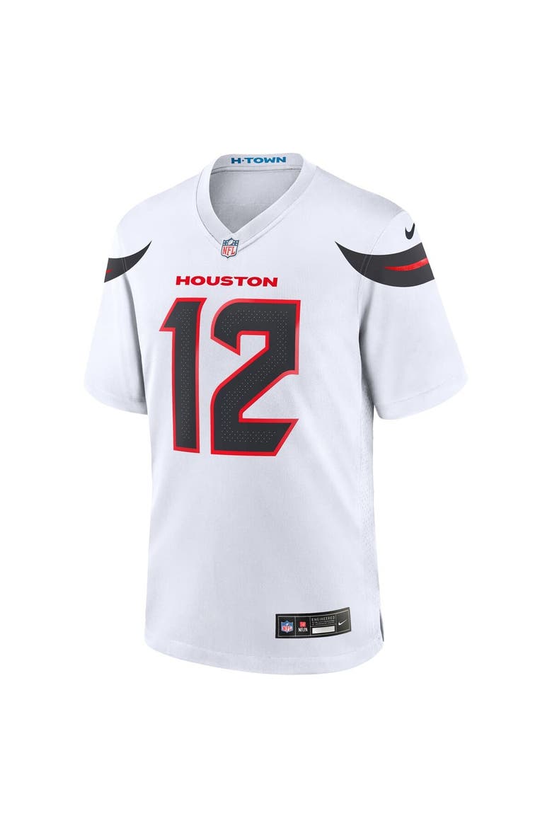 Men's Nike Nico Collins  White Houston Texans Game Jersey, Alternate, color, White
