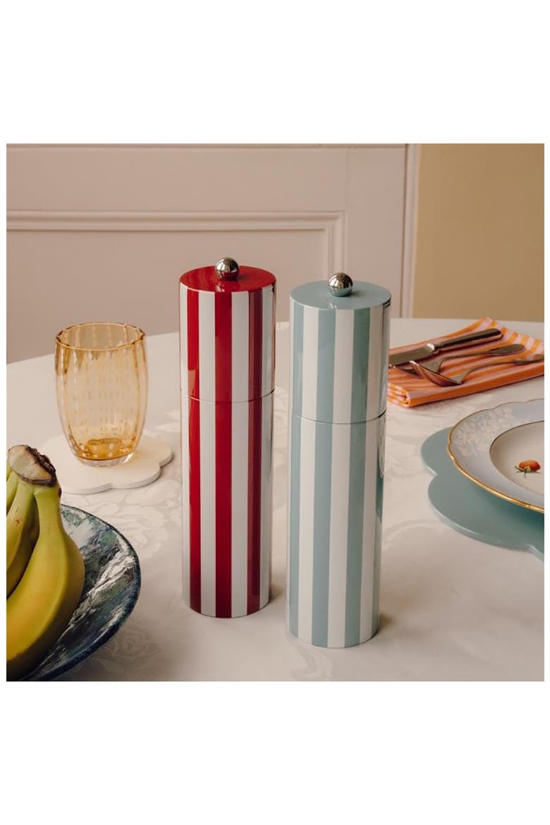 Stripe Lacquer Wood Mill, Alternate, color, CHAMBRAY/WHITE
